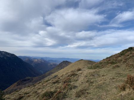 A la montée vers  Hourquettes de Baygrand.