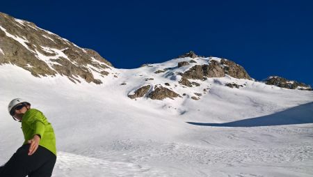 Raphaël au pied du Couloir