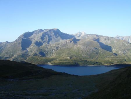 Premiers rayons de Soleil sur le Lac du Mont Cenis