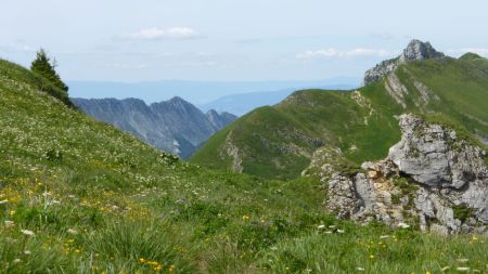 Crête vers le chalet du Charbonnet