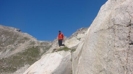 Du Pas de Préfouns, contourner les barres par le sud