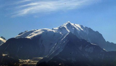 Tentative de photo, Mont Blanc...c’est pas top, grosse brume