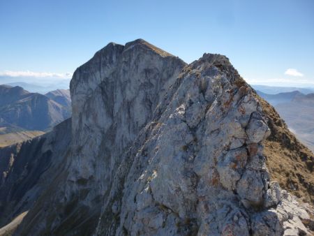 Crête de Porel et sommet sud du Bec de l’Aigle.