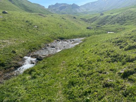 Gué, avant la cabane.