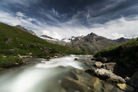 Vue sur des glaciers / alexis crozier