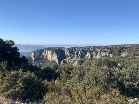 Falaises de Canteduc.