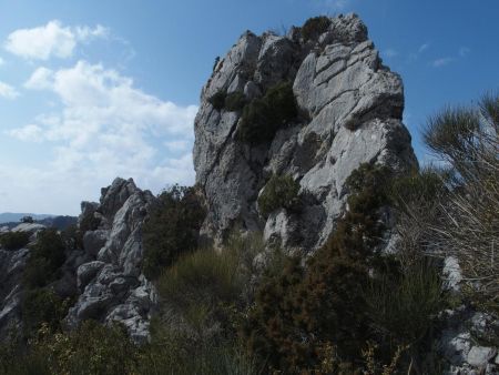 Le rocher du castrum