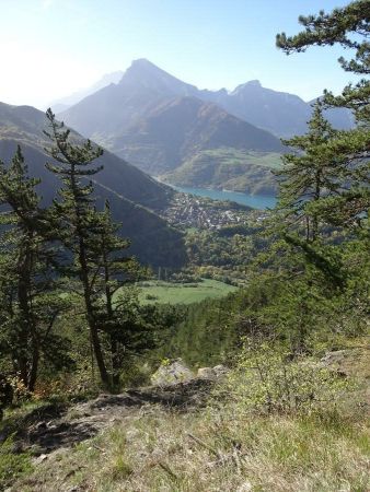 Premier aperçu du Lac du Sautet