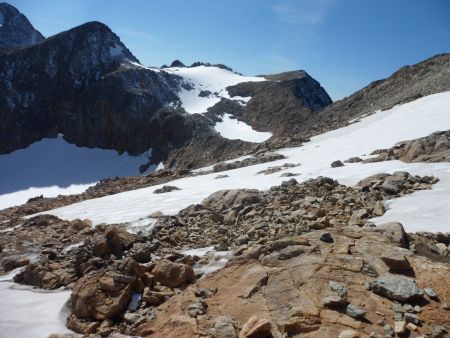 Vers la brèche de la Cochette