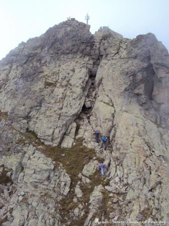 Dernière cheminée avec échelles