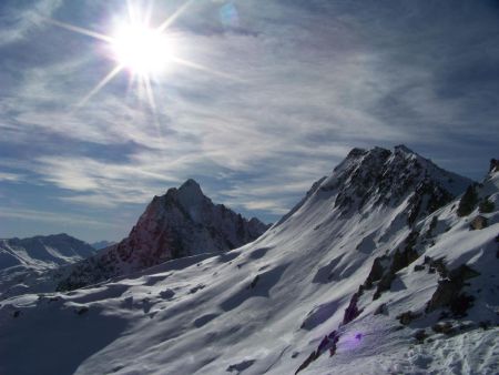 Pic du Rognolet et la Pointe des Frettes.