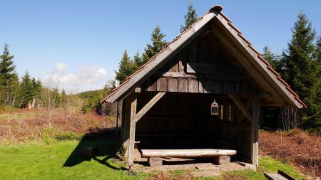 Hildahütte, à la jonction avec le Westweg.