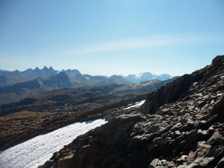 L’aiguilles d’Arves et les Ecrins