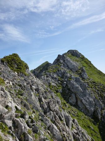 Sur la crête.