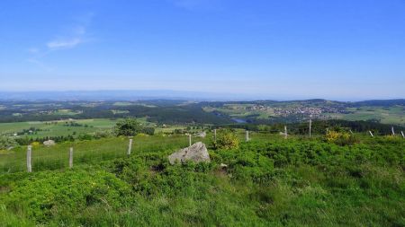 Vers les monts du Forez.