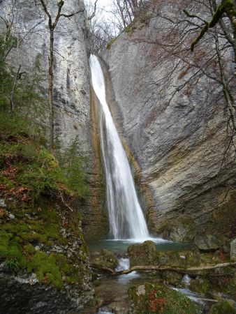 Cascade supérieure du Glésy