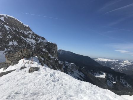 Au dessus du col de Plate Contier