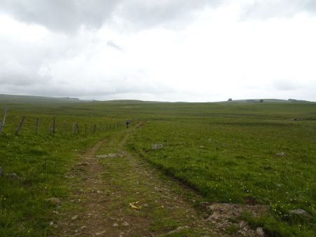 Dans les étendue de l’Aubrac, l’Ancienne Voie Romaine (ou ce qu’il en reste !)