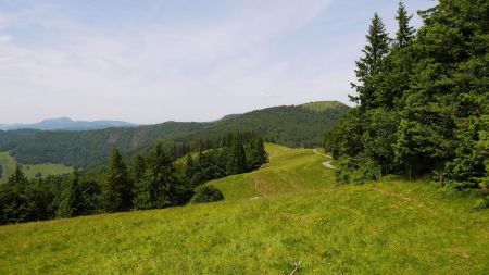 Vue du belvédère de Kleines Spießhorn.