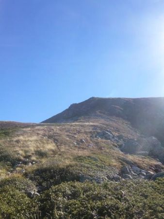 Dernière montée vers le Pic de Pioulou