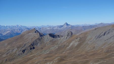 Écrins, Aiguilles d’Arves, Grand Rochebrune, Thabor puis Petit Rochebrune.