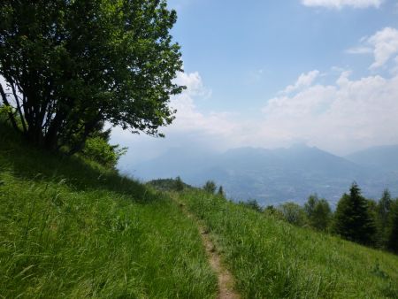 Sur le sentier du Garde.