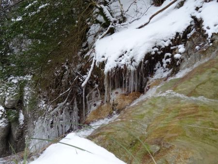 Amont de la cascade des Gorges