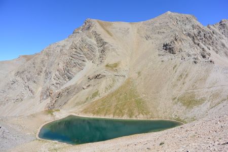 Au revoir lac de la Petite Cayolle ...