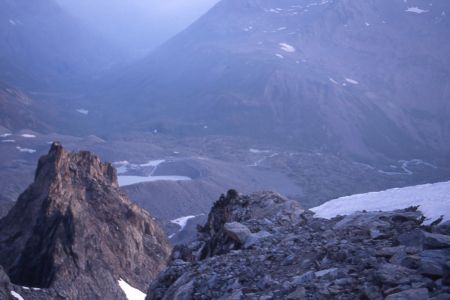 Le lac d’Arsine au petit matin.