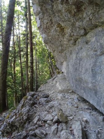 Sous la falaise est