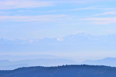 Depuis le Herzogenhorn : la chaîne des Blumisalp