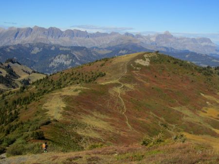 La Tête de Véry. Le chalet au sommet est privé.