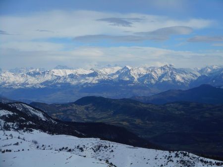 Sommet Clot de Bouc : vers les Ecrins