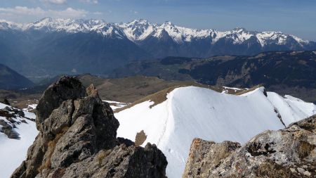 Sur la crête de Roche Cornue