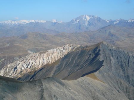 Cime Noire et Vanoise depuis le sommet.