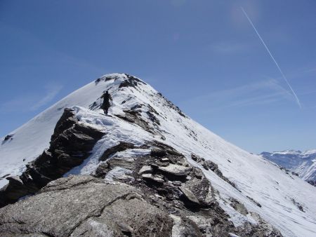 L’arête sommitale.