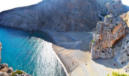 Belle vue sur la plage