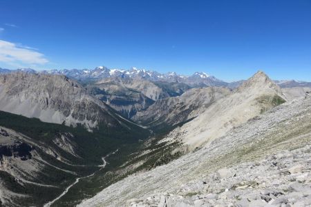 Vallon des Acles, les Écrins du Sirac à la Meije