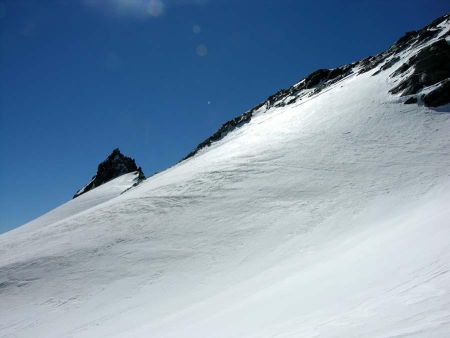 La pente finale pour accéder au Mont de Gébroulaz