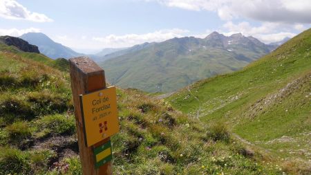 L’arrivée au col de Forclaz.