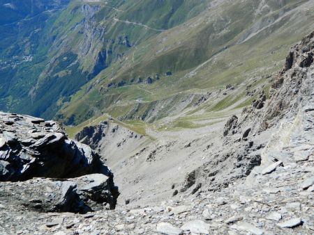 L’Alpe Tour et le refuge Stellina, vus du Col de Novalèse.