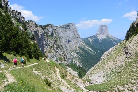 Jusque là tout va bien, mais après attention à ne pas rouler sur les cailloux du chemin.