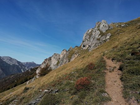 Premières pentes herbeuses