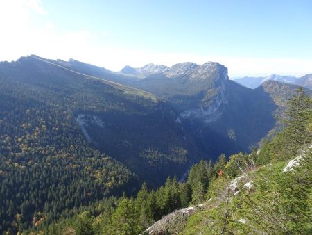 Roche de Fitta : vers le sud