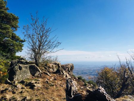 Vue sur le chemin après la chapelle 