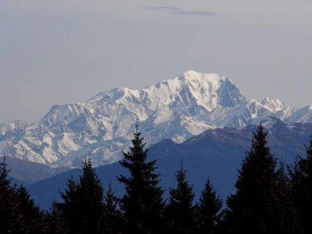 Zoom sur le Mont Blanc