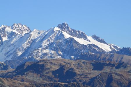 Vers l’Aiguille des Glaciers.