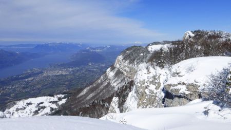 La crête vers le nord