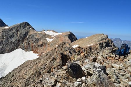 En route vers la seconde Cime (3240m)