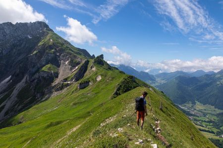 Sur la crête 